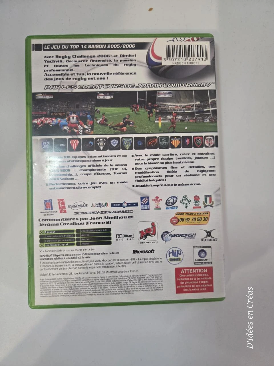 Rugby Challenge 2006 - Xbox Original - Completo con manual - Ubisoft - PAL FR – photo 4